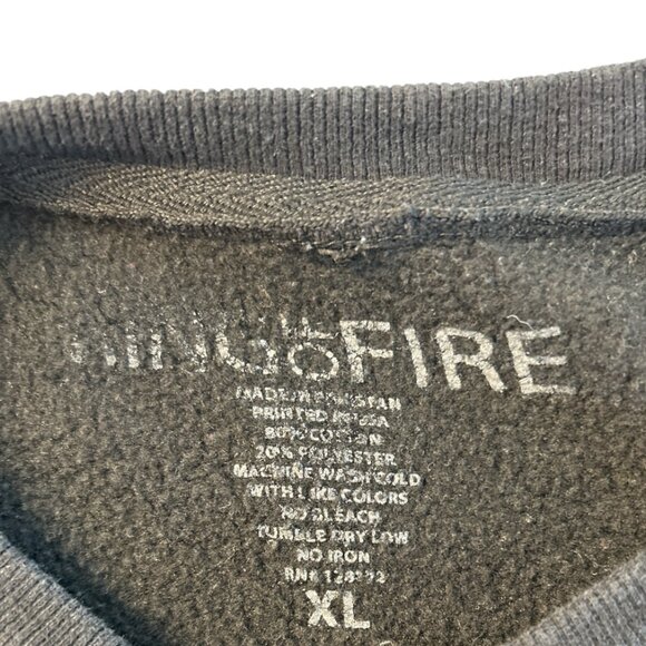 Heartbreakers Club "No Love No Pain" Unisex Hoodie Brown Size XL Graphic Skull - Picture 6 of 9